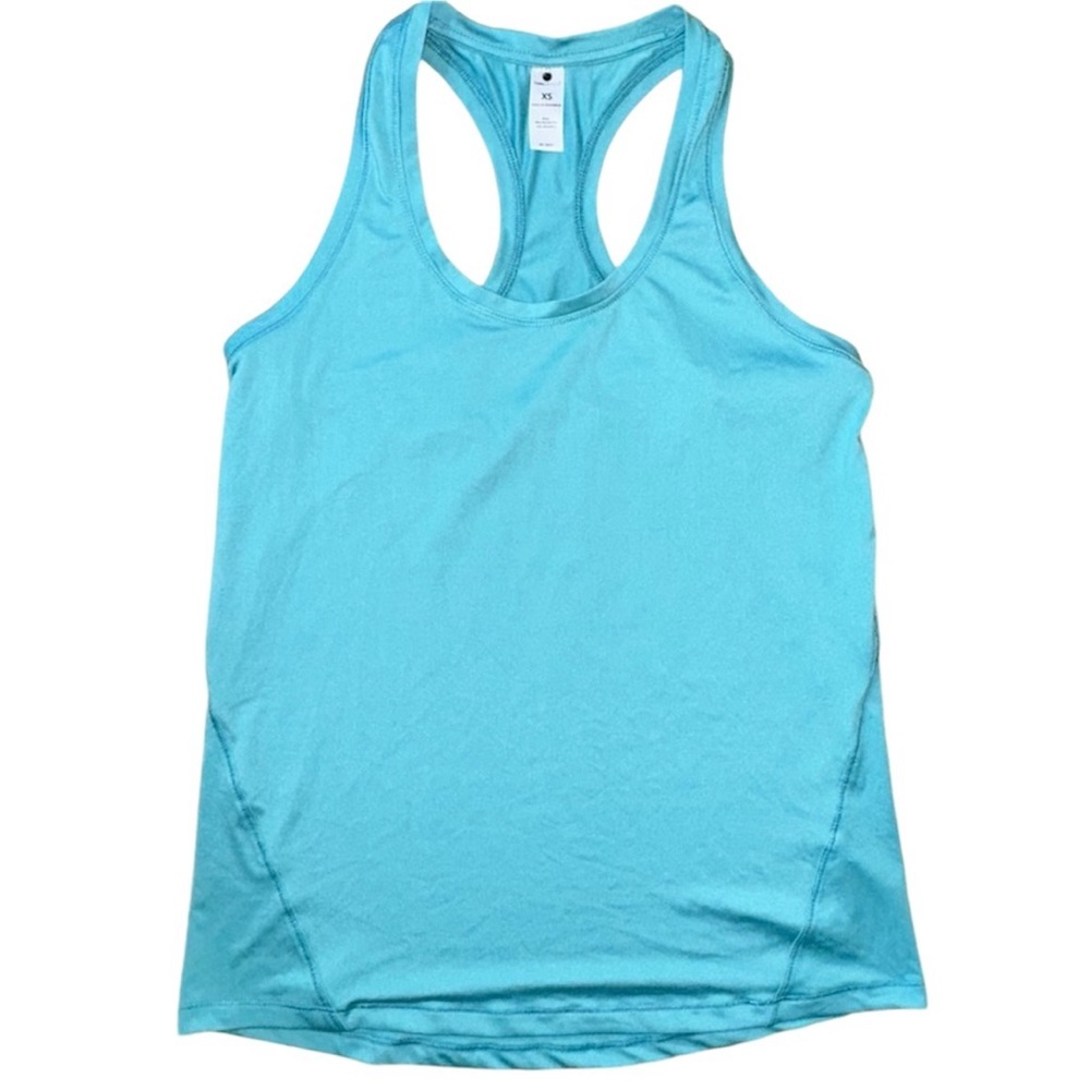 Yogalicious Blue Racerback Athletic Tank Top Sz XS